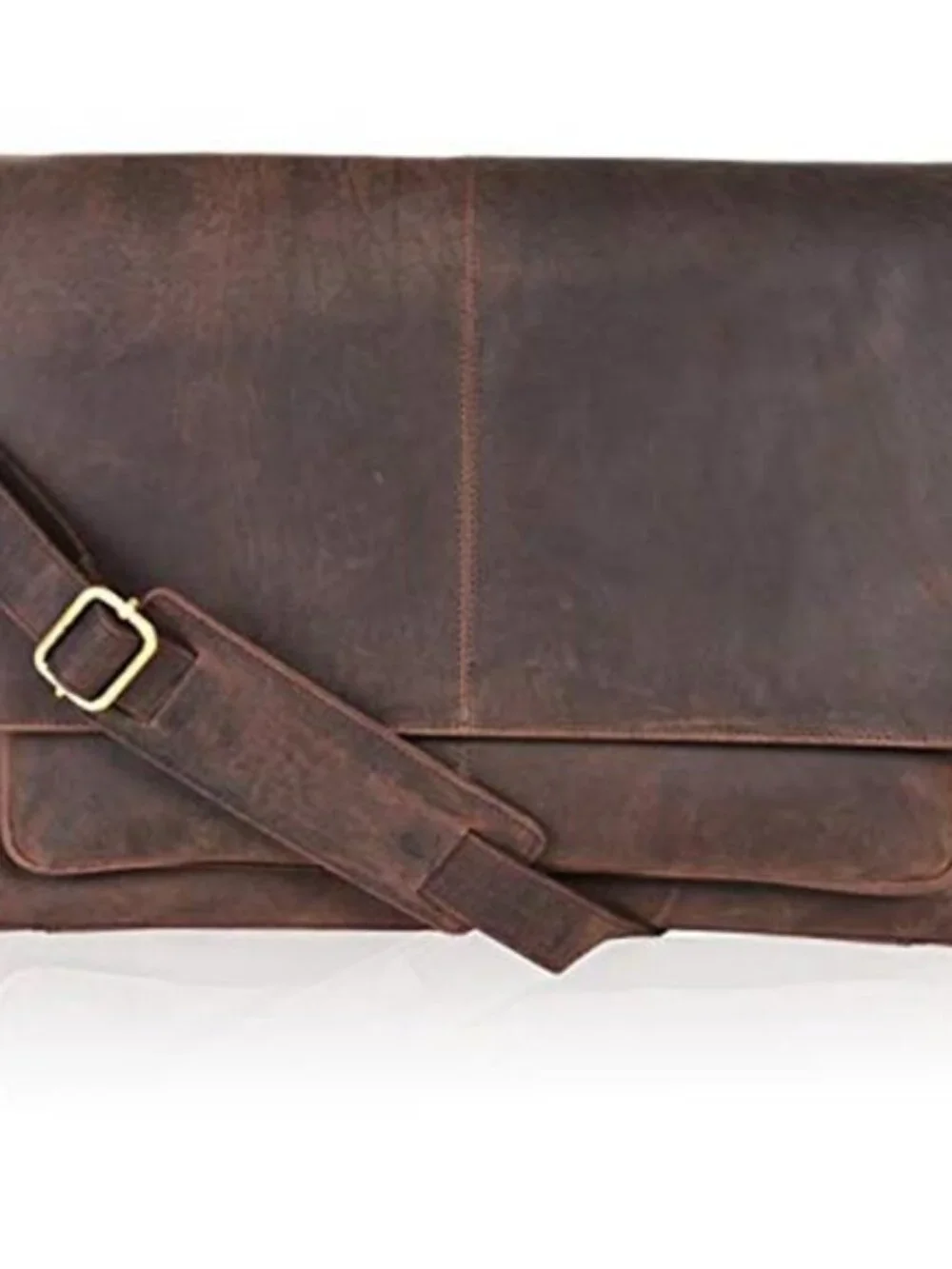 Men's Oak Leather Leather Messenger Bag Laptop Briefcase Bag